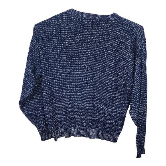 Vintage The Fox Collection Men’s Cotton knit Sweater Large L Made in USA - Picture 2 of 4